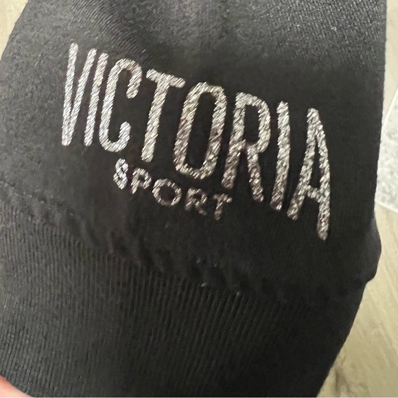 Victoria’s Secret sport black  hooded  pull Active Dress open back large - Picture 4 of 9